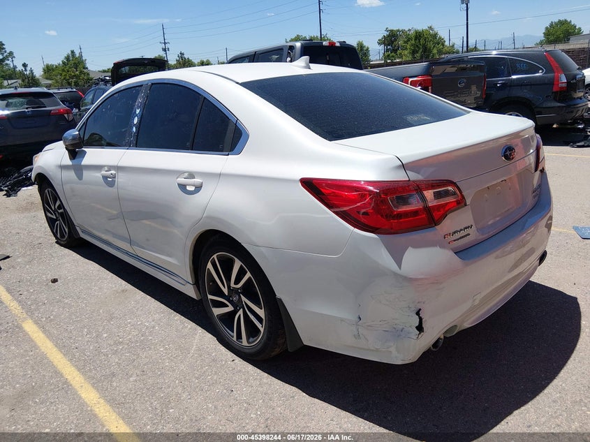 Vin: 4s3bnar63h3068875, lot: 45896247, subaru legacy 2.5i sport 20173