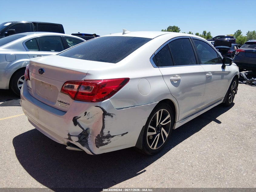 Vin: 4s3bnar63h3068875, lot: 45896247, subaru legacy 2.5i sport 20174
