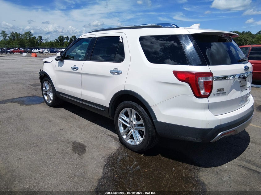 2016 FORD EXPLORER auction photo 3