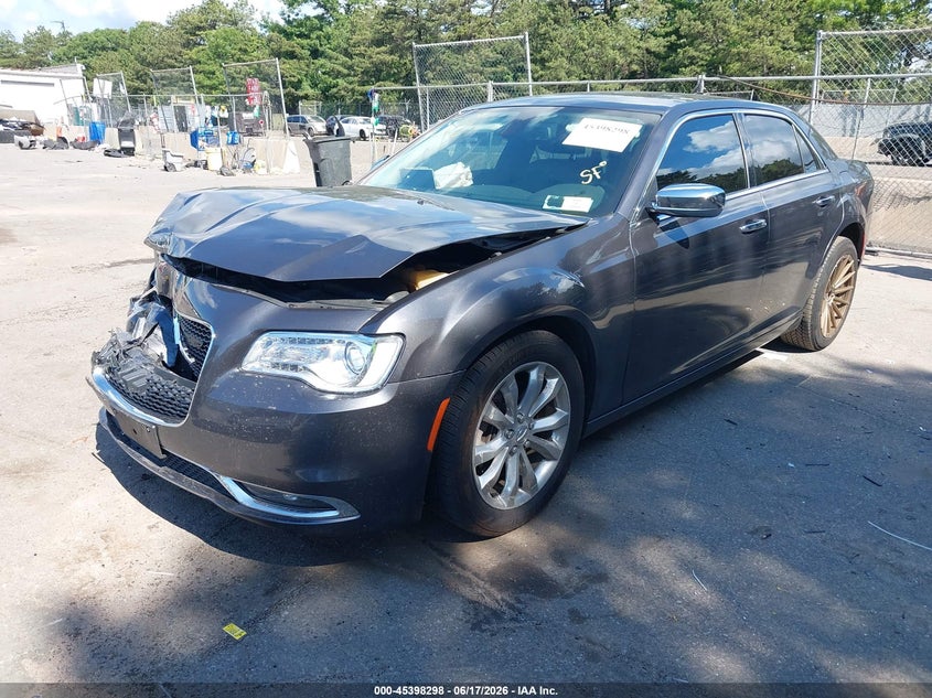 Vin: 2c3ccakg7jh168501, lot: 45896301, chrysler 300 limited awd 20182