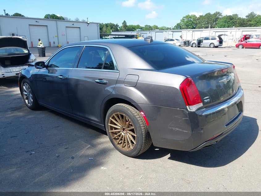 Vin: 2c3ccakg7jh168501, lot: 45896301, chrysler 300 limited awd 20183