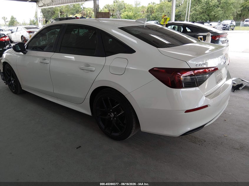 Vin: 2hgfe2f58sh540500, lot: 45896380, honda civic sport 20253