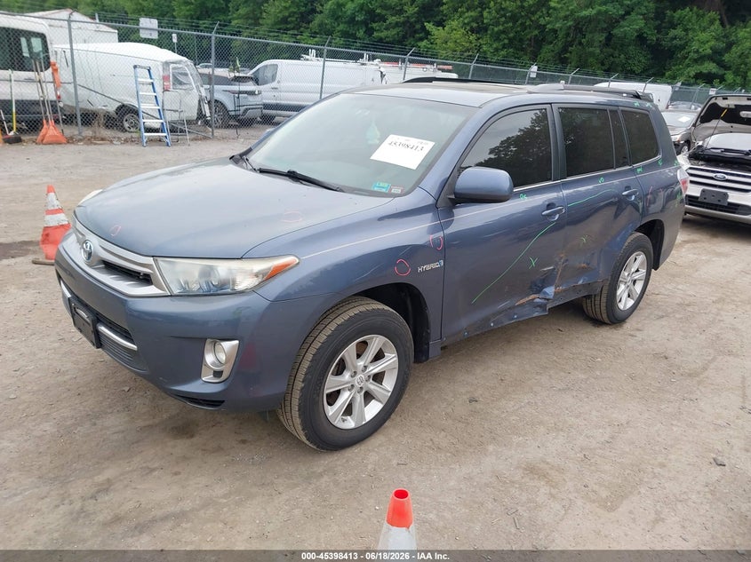 Vin: jtebc3eh4c2009045, lot: 45896416, toyota highlander hybrid base v6 20122