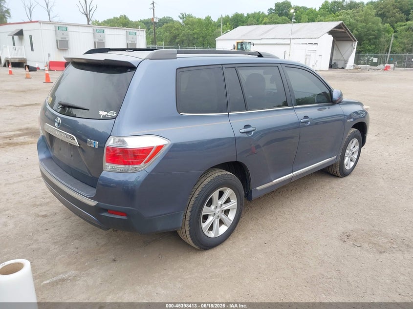 Vin: jtebc3eh4c2009045, lot: 45896416, toyota highlander hybrid base v6 20124