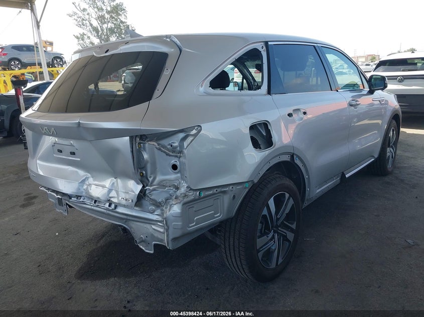 Vin: kndrmdlhxp5198488, lot: 45896427, kia sorento plug-in hybrid sx prestige 20234