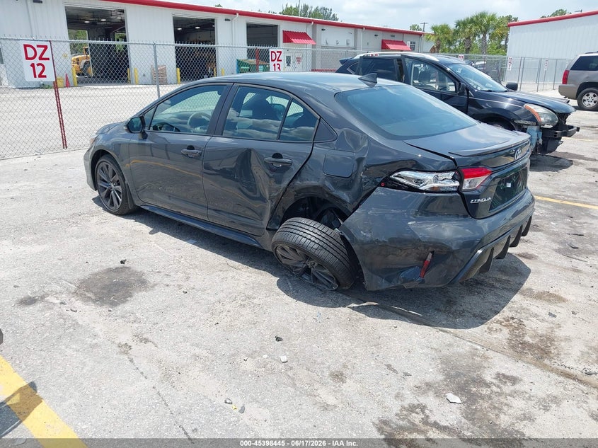 VIN 5YFS4MCE9TP280040 2026 TOYOTA COROLLA SE
