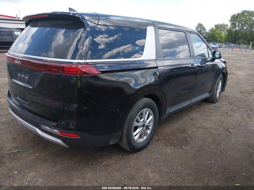 Vin: kndnb4h33r6322969, lot: 45896469, kia carnival mpv lx seat package 20244