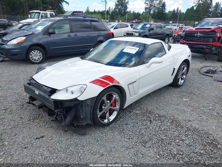 Vin: 1g1yr2dw3c5109457, lot: 45896493, chevrolet corvette grand sport 20122