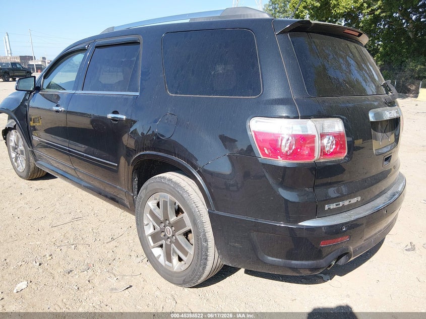 Vin: 1gkkrted6cj293935, lot: 45896525, gmc acadia denali 20123