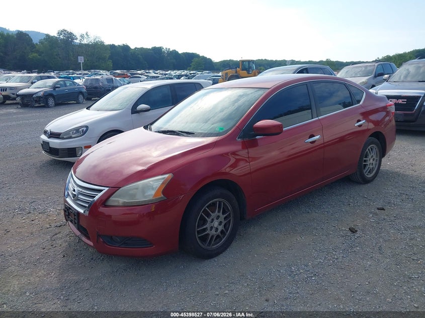 NISSAN SENTRA 2014 VIN 3N1AB7AP1EY281308