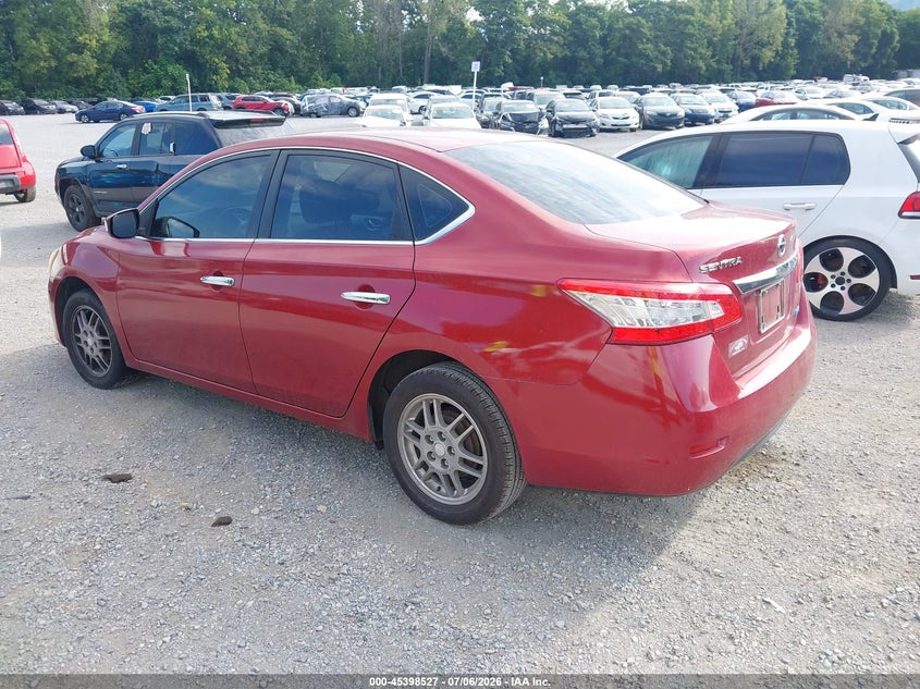 NISSAN SENTRA 2014 VIN 3N1AB7AP1EY281308