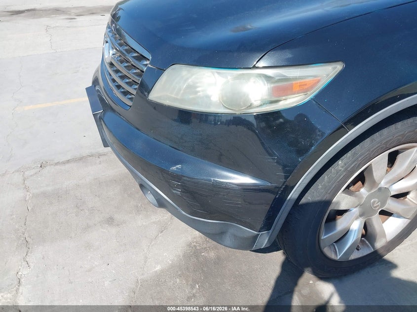 2008 Infiniti Fx35 VIN: JNRAS08U18X102027 Lot: 45398543