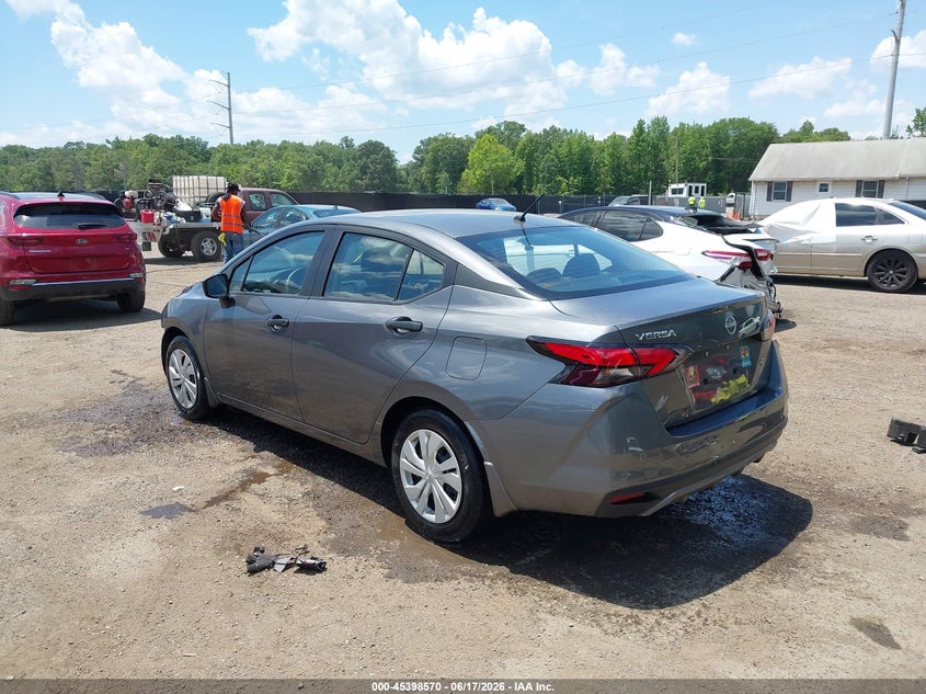 2025 NISSAN VERSA SEDAN 1.6L I-4 DOHC, VVT, 122HP