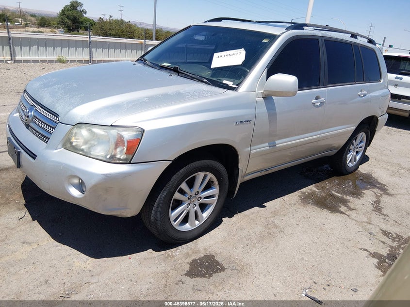 2006 TOYOTA HIGHLANDER HYBRID auction photo 2