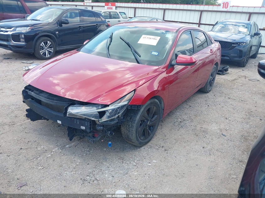 2021 Hyundai Elantra Sel KMHLM4AG0MU068538 photo 1