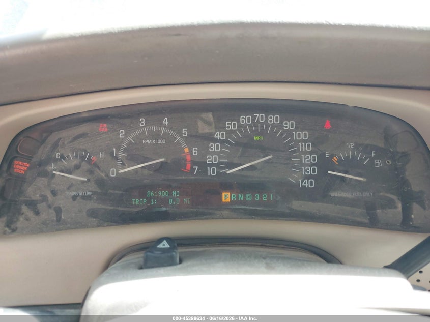 2001 Buick Park Avenue Ultra VIN: 1G4CU541614256120 Lot: 45398634