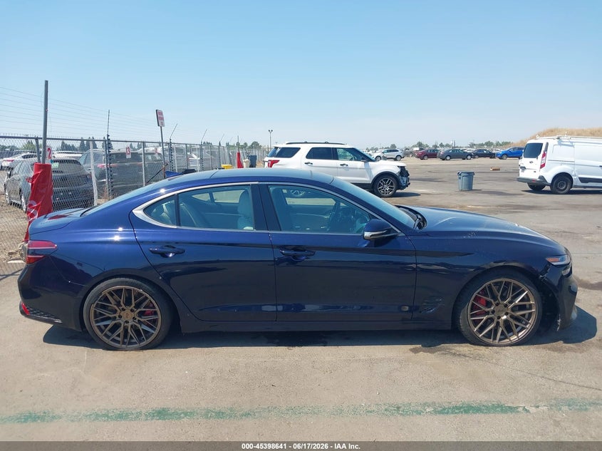 2023 Genesis G70 3.3T Rwd VIN: KMTG54TE4PU106924 Lot: 45398641