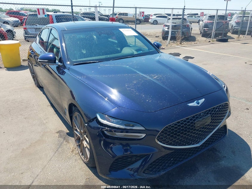 Vin: kmtg54te4pu106924, lot: 45896644, genesis g70 3.3t rwd 2023 img_1