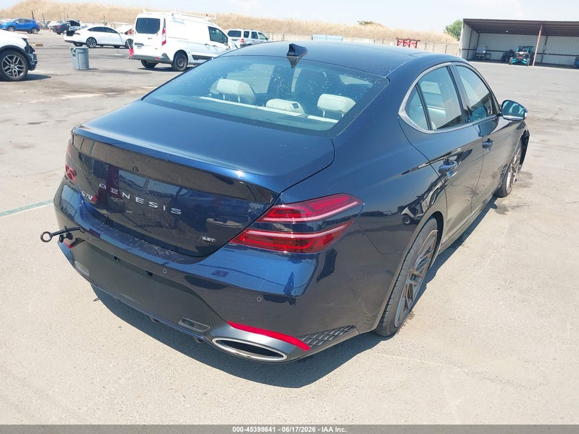 Vin: kmtg54te4pu106924, lot: 45896644, genesis g70 3.3t rwd 20234