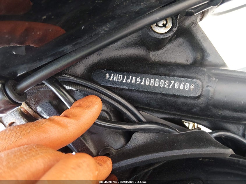 2011 Harley-Davidson Flstfb VIN: 1HD1JN510BB027060 Lot: 45398732