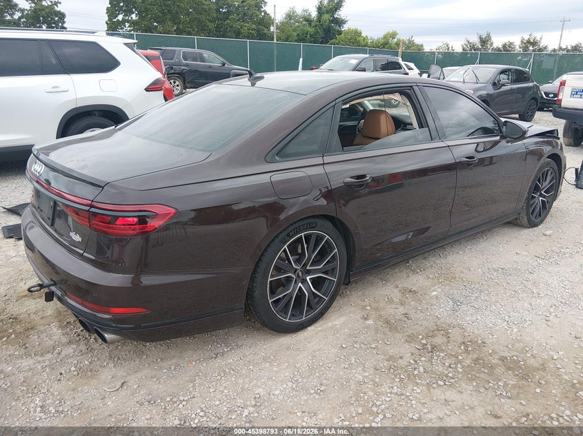 Vin: wau8saf84ln007005, lot: 45896796, audi s8 tfsi quattro tiptronic 20204