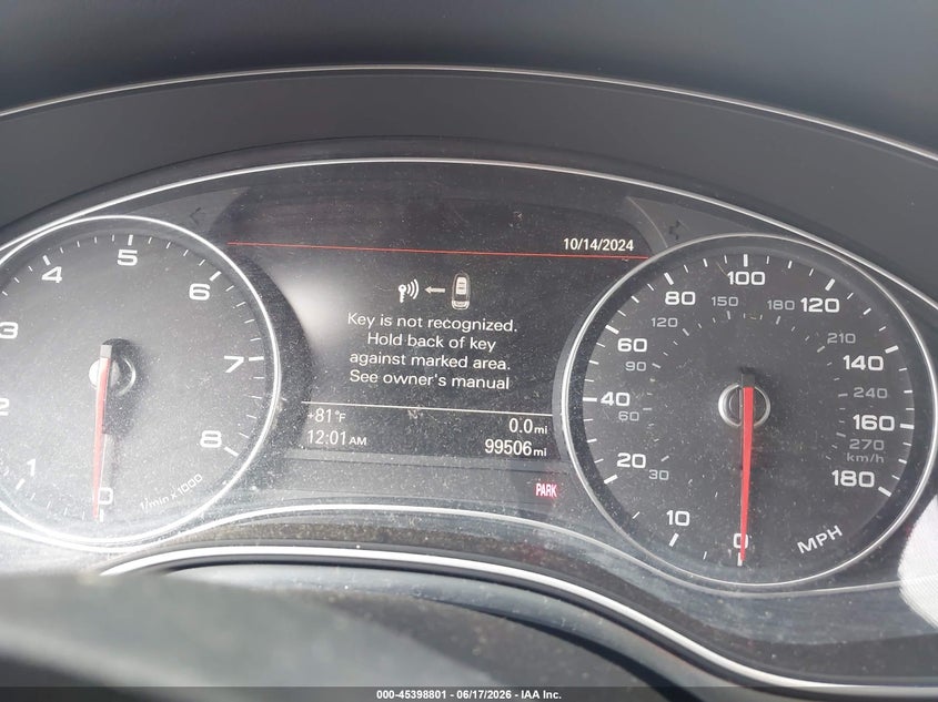 2015 AUDI A6 auction photo 7