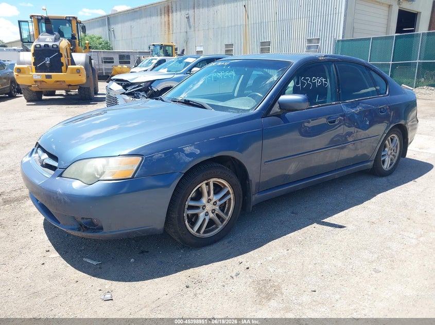 2005 SUBARU LEGACY SEDAN 2.5L H-4 168HP
