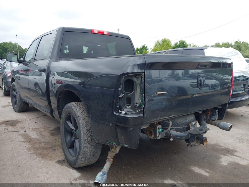 Vin: 3c6rr7kt9fg676259, lot: 45896970, ram 1500 express 20153