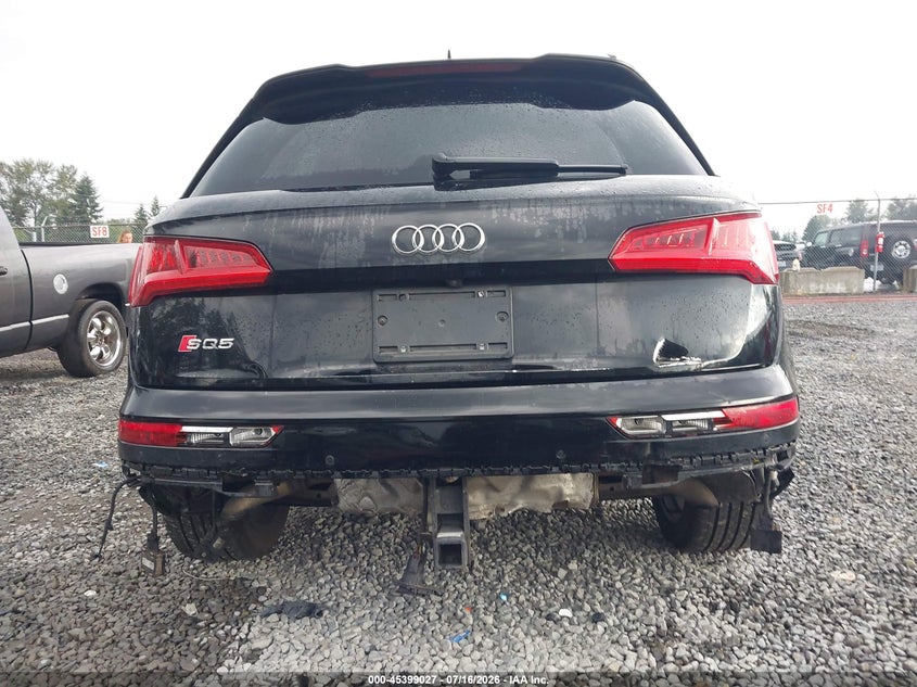 2019 Audi Sq5 3.0T Premium VIN: WA1B4AFY1K2130774 Lot: 45399027