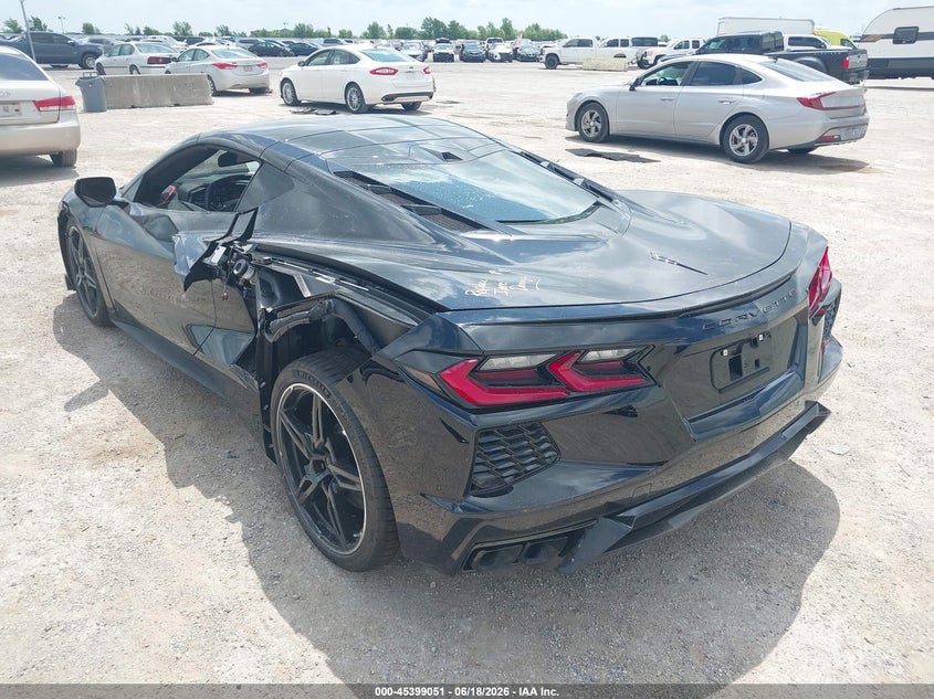Vin: 1g1yb2d49p5116244, lot: 45897054, chevrolet corvette stingray rwd  2lt 20233