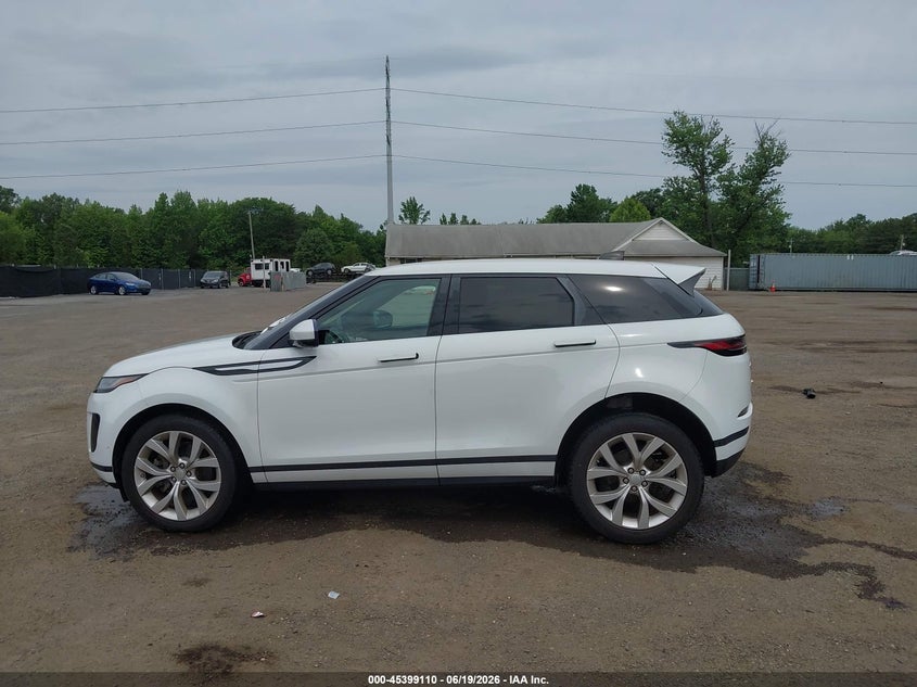 2020 Land Rover Range Rover Evoque Se VIN: SALZP2FXXLH077394 Lot: 45399110