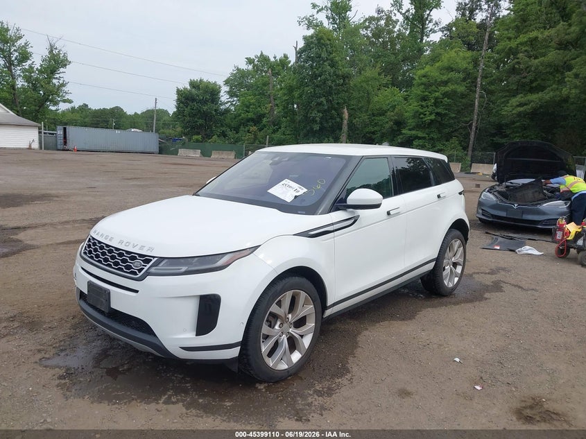 Vin: salzp2fxxlh077394, lot: 45897113, land rover range rover evoque se 20202