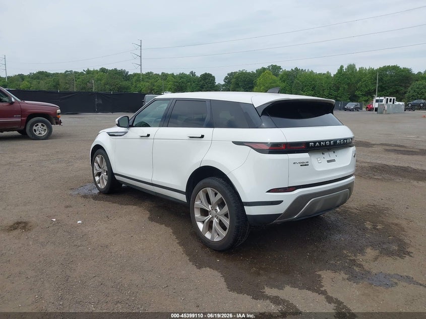 Vin: salzp2fxxlh077394, lot: 45897113, land rover range rover evoque se 20203
