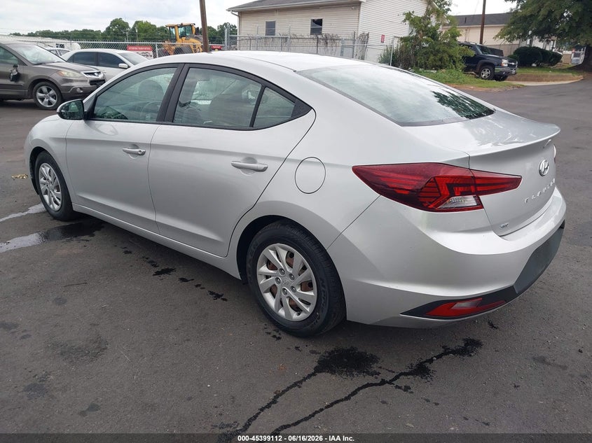 Vin: 5npd74lf5kh486640, lot: 45897115, hyundai elantra se 20193