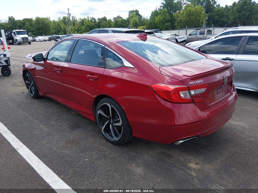 2019 HONDA ACCORD auction photo 3