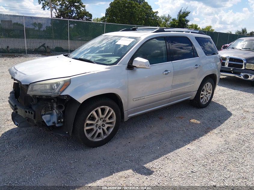 Vin: 1gkkrtkd1gj235600, lot: 45897159, gmc acadia denali 20162