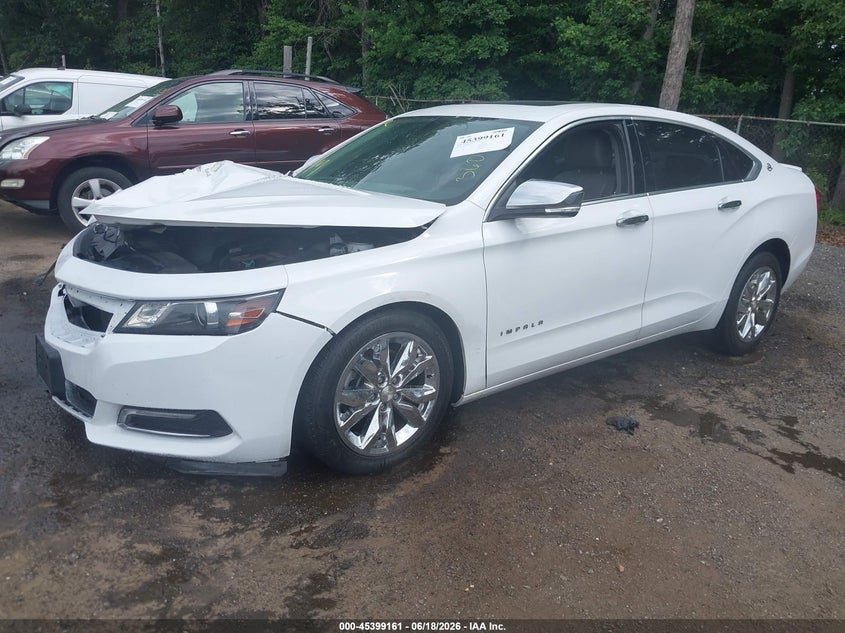 Vin: 2g1105s33j9177358, lot: 45897164, chevrolet impala 1lt 20182