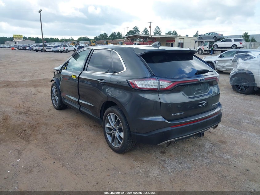 Vin: 2fmpk4k83gbc63073, lot: 45897165, ford edge titanium 20163