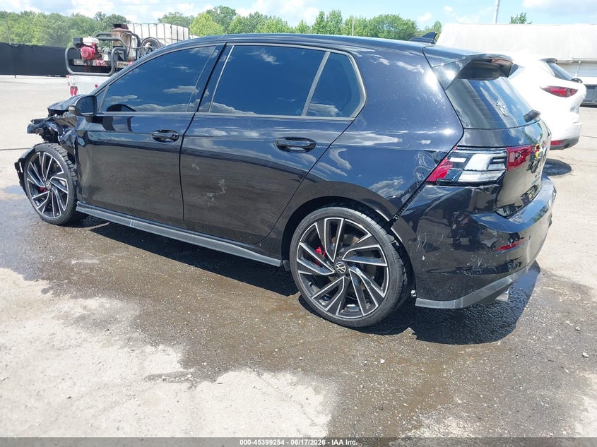 Vin: wvwva7cd7rw155035, lot: 45897257, volkswagen golf gti 2.0t autobahn 20243
