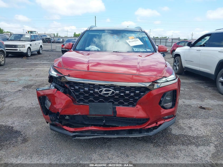 VIN 5NMS53AD1KH019737 2019 HYUNDAI SANTA FE LIMITED