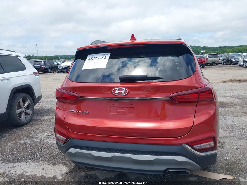 VIN 5NMS53AD1KH019737 2019 HYUNDAI SANTA FE LIMITED