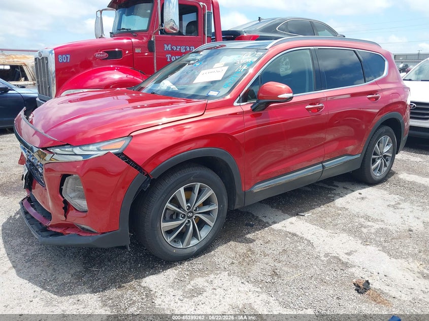 VIN 5NMS53AD1KH019737 2019 HYUNDAI SANTA FE LIMITED