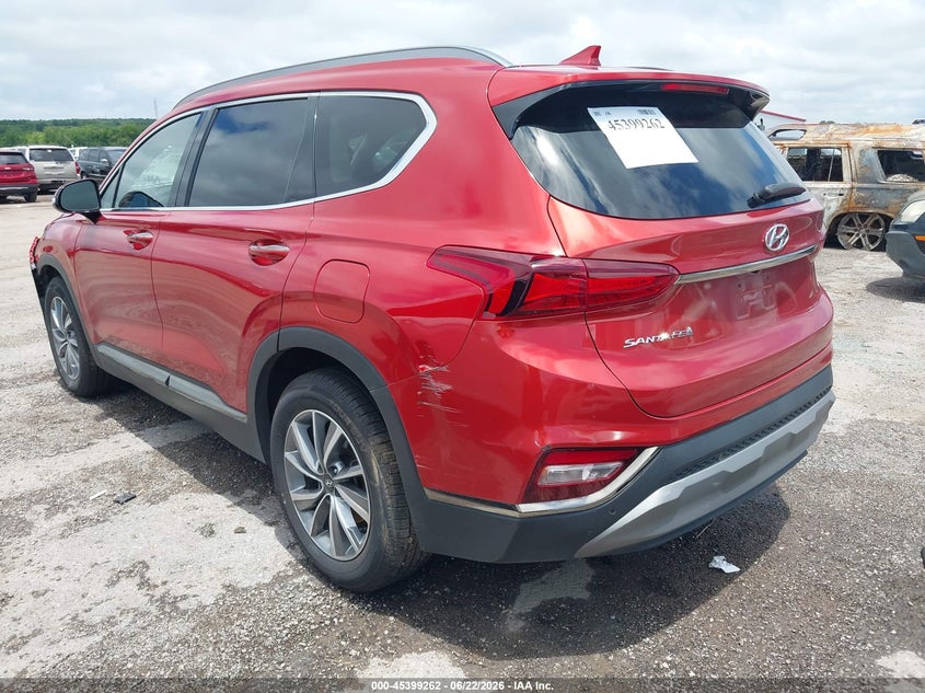 VIN 5NMS53AD1KH019737 2019 HYUNDAI SANTA FE LIMITED