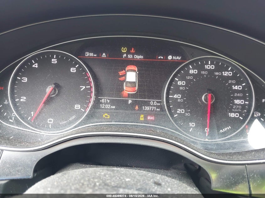 2014 AUDI A6 auction photo 7