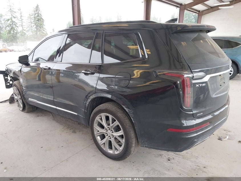 Vin: 1gykpgrs6lz199194, lot: 45897334, cadillac xt6 sport 20203