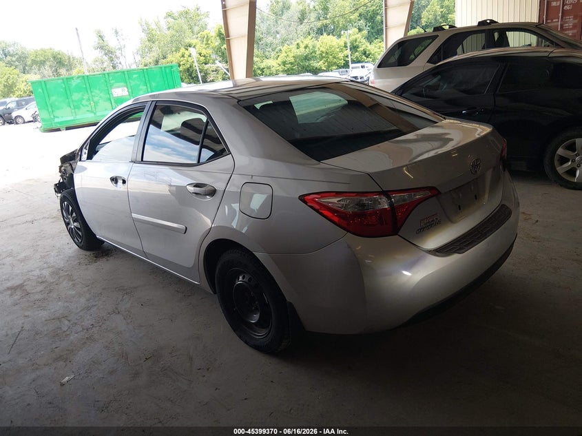 2014 TOYOTA COROLLA SEDAN 1.8L I-4 DOHC, VVT, 132HP
