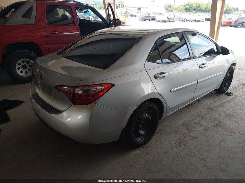 2014 TOYOTA COROLLA SEDAN 1.8L I-4 DOHC, VVT, 132HP