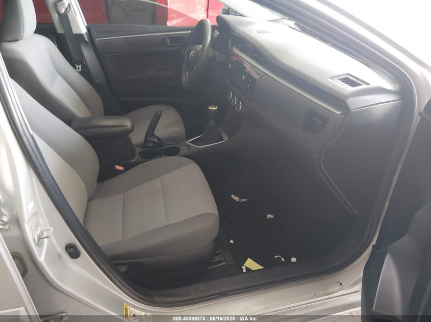 2014 TOYOTA COROLLA SEDAN 1.8L I-4 DOHC, VVT, 132HP