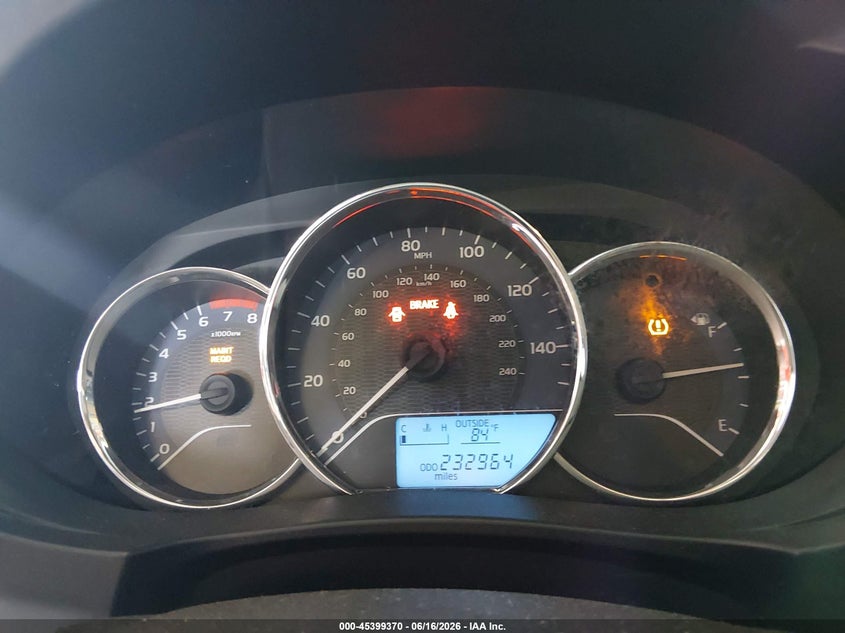 2014 TOYOTA COROLLA SEDAN 1.8L I-4 DOHC, VVT, 132HP