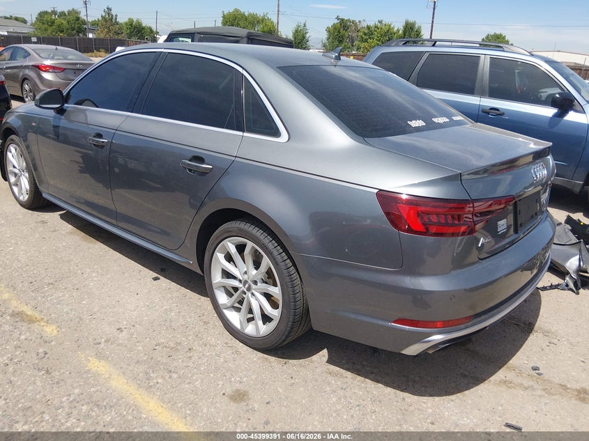 Vin: wauenaf43kn011875, lot: 45897394, audi a4 45 premium 20193